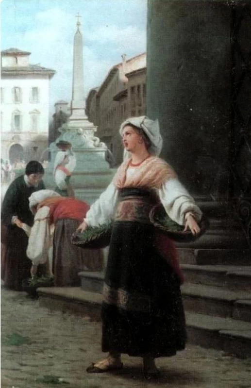 Venditrice di verdura
